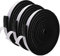 Jucoan Lot de 3 rouleaux de bande d'étanchéité en mousse de caoutchouc auto-adhésive, 12,7 m de long, 2,5 cm de large x 1,27 cm d'épaisseur, bande d'isolation acoustique haute densité pour porte,