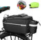Lixada Fahrrad Gepäckträgertasche mit Regenschutz, Fahrrad Sitz Multifunktionale Isolierte Stammkühltasche,Umhängetasche, 29 * 16 * 17cm