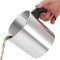 LATRAT Crisol de velas, jarra de metal para derretir cera, vaso de cera de 1,2 l, vela perfumada, jarra, crisol de cera para fabricación de velas y fabricación de jabón