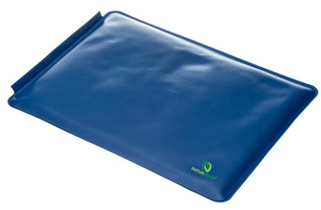 Moor - Coussin de dossier en tourbe 100 % naturelle - 28 x 38 cm - Bleu