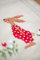 Vervaco Stickpackung Kreuzstich Set Vorgedruckt Tischläufer Osterhasen im Garten Stickdecken Vorgezeichnet DIY Basteln Kreativ Stickläufer zum Selbersticken 40 x 100 cm Stickset