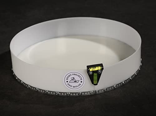 Epoxidharz Tisch Runde Form 61 cm = 62 cm HDPE Runde Wiederverwendbare Gießform