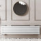 Go Bathrooms Pinta 340 x 1800mm Horizontal Radiator White Flat Panel Single Column Wall Mounted Designer White Radiator Central Heating Includes Brackets