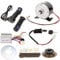 Ejoyous Brushed Motor Set, 9pcs/Set Conversion Kit 250W 24V Brushed Motor Set Conversion High Speed ​​Kit Accessories