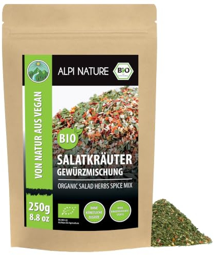 Alpi Nature Salladskrydda BIO 250g, Salladsörter och Kryddor, Ekologiska Salads Krydda