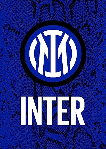 Displate - Poster aus Metall - Magnet-Montage - FC Internazionale Milano - Crests - Crest pattern - Größe L - 67,5x48cm Matt