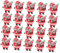jojofuny LED 25 Stück Led-Weihnachtsmann-Broschen Led-Leuchtende Abzeichen Leuchtende Emaille-Pins Dekoartikel Led-Blitz Ältere Weihnachtsbroschen Weihnachtsmann-Broschen