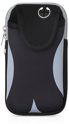 Bolsa para Brazos,Brazalete Deportivo,Universal Impermeable Teléfono Brazalete,Brazalete movil Running,Impermeable Teléfono Móvil Brazo Bolsa de Viaje Cartera Bolsa,para Gimnasio(Gris)