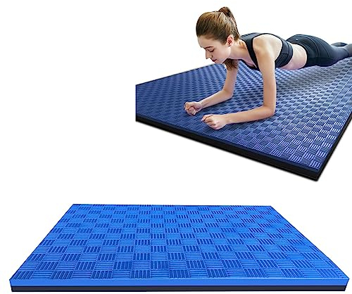 WORDFUN Bodenschutzmatte, Multifunktionsmatte, Laufband Matte AntiRutsch, Schalldämmend Antivibrationsmatte, Verschleißfest, Dämpfungsmatte, Trainingsmatte, Für Fitnessgerät Heimtrainer