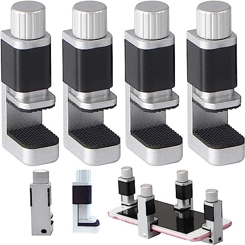 PIQIUQIU 4 pezzi regolabile schermo LCD strumento di riparazione morsetto adesivo per smartphone computer laptop tablet Ebook