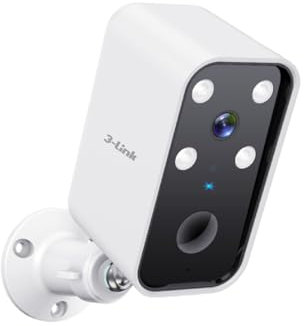3-Link Security Cameras Wireless Outdoor, Battery Cameras for Home Security, No Monthly Fee, Motion Detection, Night Vision, Alexa, 2.4G Wi-Fi Only, Only Event Recording, Solar Panel not Included