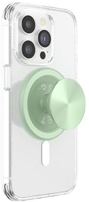 PopSockets Phone Grip for MagSafe with Kickstand, Magnetic Stand, Swappable Top, Secure Hold for iPhone MagSafe Cases, Phone & Tablet Grip, Cute PopSockets - Honeydew