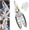 Pelacables Multiusos de 7 Pulgadas, Herramienta Profesional Multiusos para Pelar Cables, Multi-Purpose Professional Wire Stripping Tool, 7-Inch Multipurpose Wire Stripper
