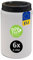 plasteo® 6 Stück x 2 Liter BPA-Frei Vorratsdosen Aufbewahrungsbox Schüttdosen & Frischhaltedosen Rund aus Kunststoff Plastik mit Deckel, Für Küche Futter Nudeln Reis Müsli Cornflakes Mehl