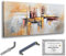 Monica Mirafiori I 100% HANDGEMALT I Gemälde Passion I 140x70cm | Gemälde Handgemalt | Acrylgemälde | Sehr Großes Acrylbild I Moderne Kunst I Kunstbilder