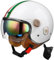 Offener Helm, Motorrad-Halbhelm, DOT/ECE-Zugelassener Motorrad-Sturzhelm Mit Sonnenblende, Retro-Vintage-Stil, Motorrad-Vespa-Jet-Helm Für Kinder, Jugendliche, Männer Und Frauen 30,L 58-59cmn