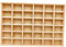 Anktily Unvollendete Aufbewahrungsbox aus Holz, Showcase Display Box mit 36 Fächern, Socken Organizer, Unterwäsche Aufbewahrungskoffer, Holz Display Tray für Schmuck, Sammlerstücke