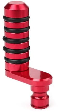 SSFGHRHQ Für Aprilia Shiver 750 900 Tuono 125 4T 2011-2022 Hinten Bremshebel Motorrad Fußstütze Kappe Peg Pedal Trittbretter Zubehör rutschfest(Rot)