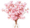 BOFUNX 3 Stück Künstliche Kirschblüten Zweige 40cm Rosa Kirschblüten Frühling Sakura Blumen Kirschzweige Seidenblumen für Frühling Hochzeit Tisch Vase Dekor