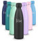 Gourde Isotherme 500ML - Bouteille Isotherme sans BPA, Gourde Inox Étanche, Réutilisable, Gourde Sport, Processus de revêtement en Poudre, Gourde Thermos, Gourde Metal pour Running, Bureau, École