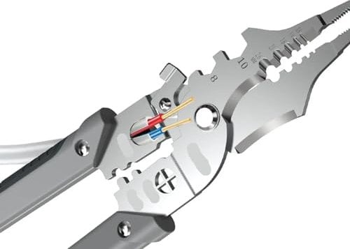 Wire Stripper 21cm Wire Cutter Electric Cable Plier Durable Wire Splitting Screwing Unscrewing Ergonomic Handle Versatile Cable Cutting