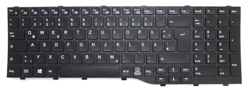 Laptop-Tastatur für Fujitsu LifeBook U7511 U7512 U7613 7U15A2 7U15A3 7U16A4 Deutsch (GR) Schwarz (ohne Hintergrundbeleuchtung) Neu