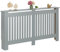 Relaxdays Cubre Radiador, Diseño Rústico, 83 x 152 x 19 cm, para Calefactores Antiguos, Cubreradiador, MDF, Gris, 100% Tablero de Fibras, XL