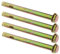 NUOBESTY 4 Piezas Anclajes de Tornillos de Expansión Kit de Fijación para Pesadas Hormigón Instalación Resistente y Duradero