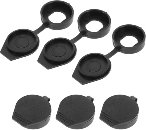 HORIALENCE 6 Stück Nockenschlossabdeckung Wasserdichte Schutzkappen Für Verteilerkasten Schaltschränke Und Türschloss Staubschutz Für Außenbereich 3.46 X 1.38 X 0.39 in