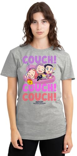 Kpop Demon Hunters Women's Huntrix Couch Ladies T Shirt