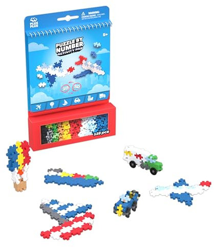 Plus-Plus - 125 Kreativ Bausteine Puzzle Transport, Fahrzeuge