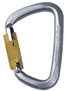 Singing Rock D-Stecker Stahl Triple Lock kletterzubehör, Rosa, Única