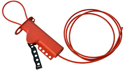 Sistema di Bloccaggio Del Cavo Versatile, 82 x 152.40 x 2.44 x 32.40mm, Rosso