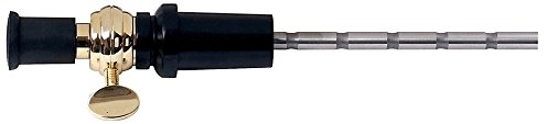GEWA 414649 Kontrabassstachel Standard, Stachel für Kontrabass, Massiver Eisenstab Ø 10 mm, Länge 45 cm, Ebenholzbirne