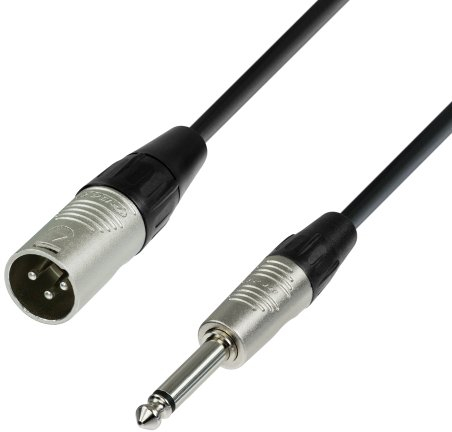 Adam Hall Cables 4 STAR MMP 1000 - Câble Micro REAN XLR mâle vers Jack 6,35 mm mono 10 m