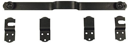 Barre sécurité à Bouton 45cm Noir