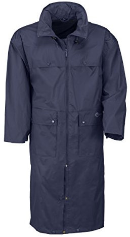Wäfo Unisex PU-beschichteter Regenmantel Gmünd, marine, XS, 436