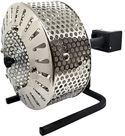 Rotomarr - Asador de castañas para hornillo a gas con cesta de acero inoxidable
