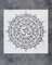 GSS Designs OM-Mandala-Schablone (30,5 x 30,5 cm) – Malschablone für Holz, Wand, Möbel, Bodenfliesen, Stoff (SL-063)