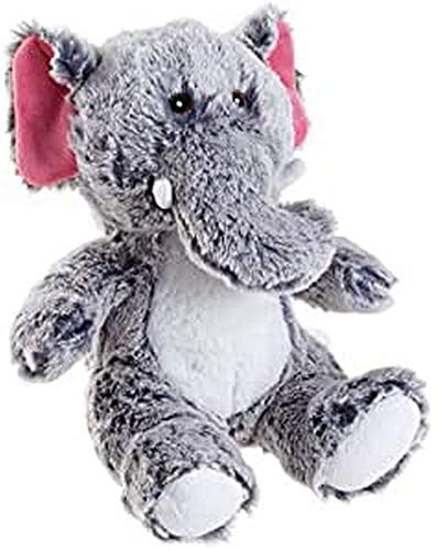 HUNTER Faro Flauschiges Hundespielzeug zum Spielen und Kuscheln Farbe Elefant, Größe 19 cm