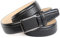 Anthoni Crown Herren Ledergürtel Gürtel, Schwarz, 100