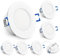 KYOTECH LED Einbaustrahler Ultra Flach 230V IP44 6W Warmweiß 3000K 500LM Badeinbaustrahler Einbauspot Wasserdicht LED Einbauleuchte IP44 für Badezimmer Küche spot led 6er Set