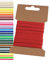 maDDma 5m Gummiband 6,6mm Gummilitze Wäschegummi elastisches Band Wäscheband Farbwahl, Farbe:Karminrot
