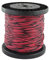 WITTKOWARE YV Schaltdraht, 2x0,6mm, verseilt, Kupfer verzinnt, 100m Draht auf 125mm Kunststoffspule, Adernfarben rot/schwarz