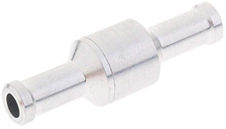 Milageto Aluminium Rückschlagventil für Auto, 6/8//1012mm, Benzin, Weg Non-Rückschlagventil, 8mm