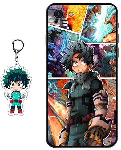 Staremeplz Compatible with iPhone SE 2020 / iPhone 7/8 Case With Anime Figure Design [With Keychain], Soft Silicone TPU Cartoons Protective Phone Case for iPhone SE 2020 / iPhone 7/8