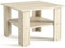 KOMTO Couchtisch Sonoma Eiche Vienna - Wohnzimmertisch Modern Couchtisch Holz Beistelltisch 60x60 Coffee Table Wohnzimmertisch Sofatisch Stubentisch