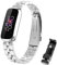 SenMore Metallarmband für Fitbit Luxe Armband Metallarmband aus Edelstahl, Verstellbares Armband (inklusive Werkzeug zum Einstellen des Armbands)