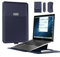 Laptop Sleeve Case with Stand Function, Waterproof Shock Resistant Foldable Case Compatible with 13-14 inch MacBook Dell HP Lenovo Acer Asus Samsung Sony Chromebook Computer (13-14 inch, Blue)