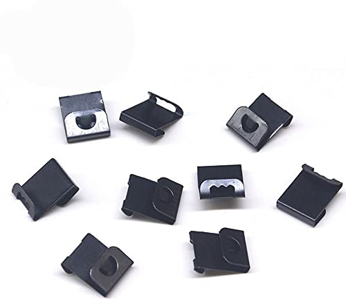 Aufhänger mit Sägezahn-Aufhänger, 100 Stück, für Bilder, Fotos, Tafeln, Haken in S-Form, Metall